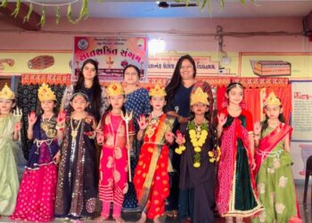 વિદ્યાભારતી ગુજરાત પ્રદેશ સંલગ્ન અંકુર વિદ્યાલય પાલિતાણા સપ્તશક્તિ સંગમ કાર્યક્રમ યોજાયો