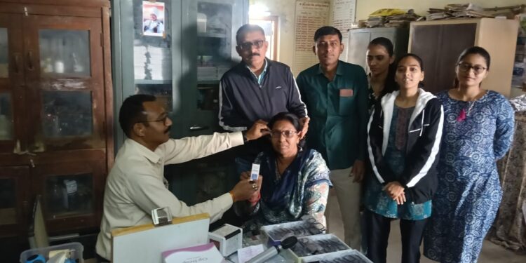 કોલવડા ખાતે ભવ્ય નેત્ર નિદાન કેમ્પ યોજાયો – 477 દર્દીઓની આંખોની તપાસ, 65 મોતીયા ઓપરેશન માટે પસંદગી