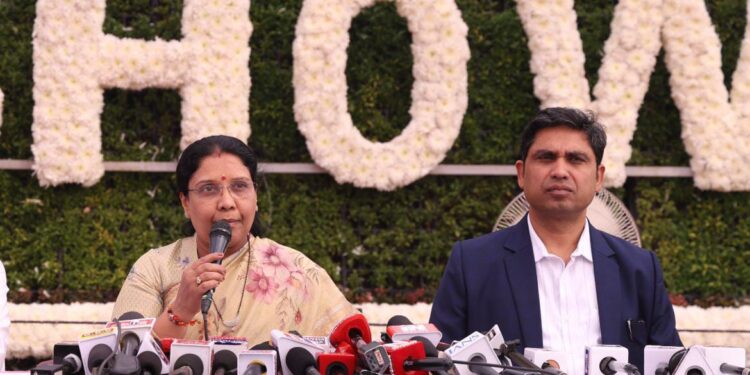 આજથી અમદાવાદ ખાતે ભારત એક ગાથા થીમ ઉપર 14માં ઇન્ટરનેશનલ ફ્લાવર શો 2026 નો સીએમના હસ્તે આરંભ.