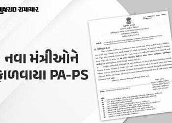 ગાંધીનગર: રાજ્ય કક્ષાના મંત્રી અને કેબિનેટ મંત્રીના PS-PAની નિમણૂક, જુઓ સંપૂર્ણ યાદી | Appointment o…