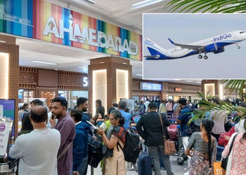 Indigo Crisis: એરલાઇન્સના આશ્વાસન વચ્ચે આજે પણ અમદાવાદમાં ઘણી ફ્લાઈટ્સ રદ, જુઓ યાદી | indigo crisis …
