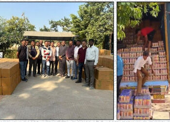 અમદાવાદમાં ‘બોર્નવીટા’ના બોક્સની આડમાં દારૂની હેરાફેરી: રૂ. 1.32 કરોડનો મુદ્દામાલ જપ્ત | ahmedabad L…