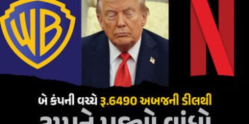 ‘વોર્નર બ્રધર્સ ડિસ્કવરી’ ખરીદવા નેટફ્લિક્સની રૂ.6490 અબજની ઓફર, ટ્રમ્પને પડ્યો વાંધો | Paramount’s …