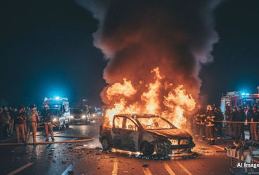 યુપીમાં એક્સપ્રેસ વે પર કારના CNG ટેન્કમાં બ્લાસ્ટ થતાં ભીષણ અકસ્માત, 5 લોકોના દર્દનાક મોત | Car CNG…