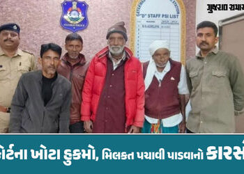 અમદાવાદ: મિલકત હડપવા જન્મ- મરણના ખોટા સર્ટિફિકેટ-કોર્ટના ઓર્ડર બનાવ્યા, 4 આરોપી ઝડપાયા | Ahmedabad N…