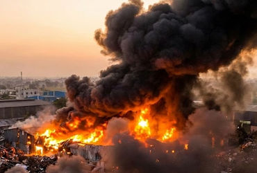 2 કિ.મી. દૂરથી પણ ધૂમાડા દેખાય તેવી ભીષણ આગ, સુરતના બારડોલીમાં મેજર કોલ જાહેર | Massive Fire in Sura…