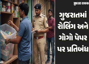 બ્રેકિંગ: ગુજરાતમાં રોલિંગ પેપર, ગોગો સ્મોકિંગ કોન અને પરફેક્ટ રોલના વેચાણ પર સંપૂર્ણ પ્રતિબંધ, ભંગ …