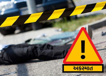 કપચી ભરેલી ટ્રક પલટતાં કારનો કચ્ચરઘાણ, રાજસ્થાનમાં એક જ પરિવારના 4 કાળને ભેટ્યાં