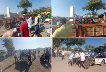 જામનગરના પ્રદર્શન મેદાનમાંથી ગુજરી બજારને ખસેડાતાં ધંધાર્થીઓ રોડ પર આવી ગયા હોવાથી એસ્ટેટ શાખાને ભાર…