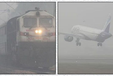 ધુમ્મસ બન્યો મુસીબત: 129 ફ્લાઈટ કેન્સલ, તેજસ-હમસફર સહિત 32થી વધુ ટ્રેન મોડી પડી | Dense Fog Disrupts…