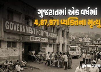 ગુજરાતમાં પ્રતિ કલાકે 56 વ્યક્તિના મોત, ગામડાઓમાં મૃત્યુનું પ્રમાણ વધુ, સૌથી વધુ મોત અમદાવાદમાં | Gu…