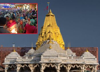 યાત્રાધામ અંબાજીમાં આજે પ્રાગટ્યોત્સવની ભવ્ય ઉજવણી: મા અંબાના દર્શન માટે માનવ મહેરામણ ઉમટ્યું | Amba…