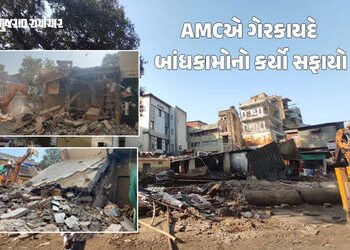 અમદાવાદમાં બુલડોઝર એક્શન: કાલુપુર અને અસારવામાં ગેરકાયદે બાંધકામો જમીનદોસ્ત કરાયા, જાહેર માર્ગો ખુલ્…