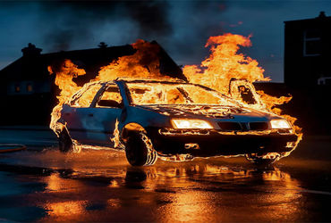 વડોદરાના છાણી રોડ પર વહેલી સવારે કારમાં આગ લાગતા ફાયર બ્રિગેડ દોડી ગઈ | Fire brigade rushed after ca…