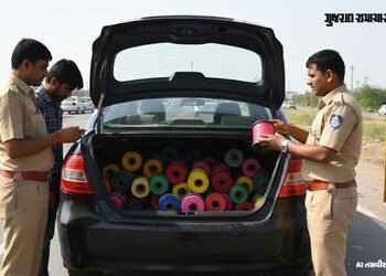 અમદાવાદ: સાણંદ પોલીસે 36,500 રૂપિયાની પ્રતિબંધિત ચાઇનીઝ દોરી જપ્ત કરી, કિશોરની અટકાયત | Ahmedabad Ne…