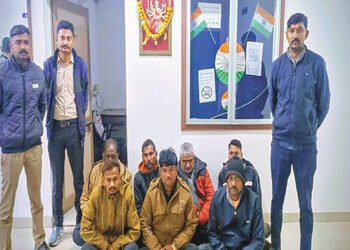બાવળાના ભામસરામાં જુગાર રમતા 7 શખ્સ ઝડપાયા | 7 people caught gambling in Bhamsara Bavla