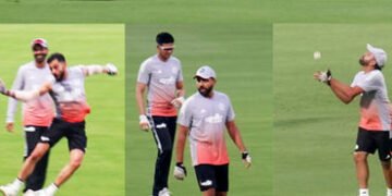 કોટંબી ગ્રાઉન્ડ પર ભારત-ન્યૂઝીલેન્ડના ખેલાડીઓએ ત્રણ કલાક નેટ પ્રેક્ટીસ કરી | India New Zealand playe…
