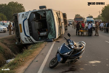 પાટણના હારીજમાં અકસ્માત: એક્ટિવા ચાલકને બચાવવા જતાં બસ પલટી, 2 લોકોના મોત, અનેકને ઈજા | Patan News H…