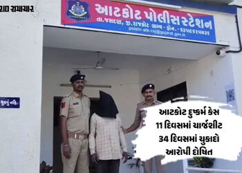 રાજકોટ: આટકોટ દુષ્કર્મ કેસનો આરોપી દોષિત જાહેર, 34 દિવસમાં જ કોર્ટનો ચુકાદો, 15મીએ સજાનું એલાન | Raj…