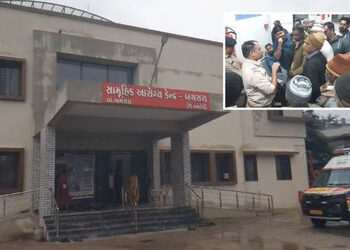 અમરેલીના નાના મુંજયાસરમાં ગમખ્વાર અકસ્માત, બેકાબૂ કાર રોડ નીચે ઉતરી જતાં મહિલાનું મોત | Tragic Road …