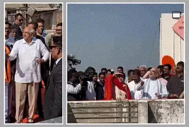 ઉત્તરાયણે અમદાવાદમાં કેન્દ્રીય ગૃહમંત્રી અમિત શાહ અને સીએમ ભૂપેન્દ્ર પટેલે ઉડાવ્યા પતંગ | Uttarayan …