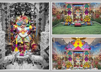 VIDEO: મકરસંક્રાંતિના પર્વે પતંગ-ફિરકીના શણગારથી શોભી ઉઠ્યા કષ્ટભંજનદેવ | Video: Kashtbhanjan Dev Sh…