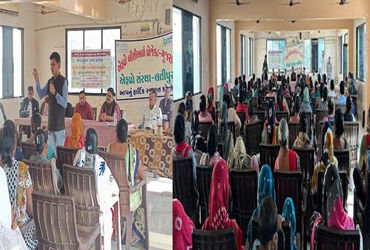 જામનગર જિલ્લાના ધ્રોલ પંથકના પાંચ ગામોની બહેનો માટે અંધશ્રદ્ધા નિર્મૂલન કાર્યક્રમ યોજાયો | A program…