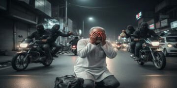 વડોદરાના હરણી-વારસિયા રિંગ રોડ પર વેપારીની આંખમાં મરચાની ભૂકી નાખી હુમલો કરી 1 લાખ રોકડા લઈને ચાર આર…