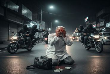 વડોદરાના હરણી-વારસિયા રિંગ રોડ પર વેપારીની આંખમાં મરચાની ભૂકી નાખી હુમલો કરી 1 લાખ રોકડા લઈને ચાર આર…