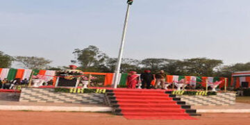 સુરેન્દ્રનગર પોલીસ પરેડ ગ્રાઉન્ડમાં 77મા પ્રજાસતાક પર્વની ઉજવણી | 77th Republic Day celebration at S…