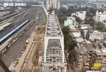 અમદાવાદ મેટ્રો ટનલ પર બુલેટ ટ્રેન માટે 100 મીટર લાંબો સ્ટીલ બ્રિજ તૈયાર, જાણો કેમ ખાસ છે આ 13મો બ્રિ…