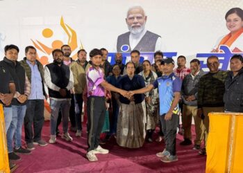 સાંસદ ખેલ મહોત્સવની મુલાકાત લેતું જામનગર બીજેપી નવનિયુકત શહેર સંગઠન