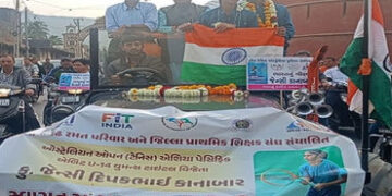 ઓસ્ટ્રેલિયન ઓપન વિજેતા બનેલી તરૂણીનું જૂનાગઢમાં ભવ્ય સ્વાગત | Australian Open winner Taruni receives…