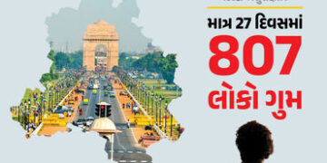 દિલ્હી અસુરક્ષિત ! માત્ર 27 દિવસમાં 807 લોકો ગુમ, 11 વર્ષમાં 60 હજાર બાળકો લાપતા | Delhi Unsafe 807 …