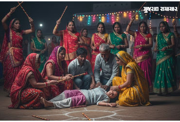 દેવભૂમિ દ્વારકાના ખંભાળીયાની કરુણ ઘટના, દાંડિયારાસ રમતી 16 વર્ષની સગીરા ઢળી પડી, હાર્ટએટેકથી મોત | d…