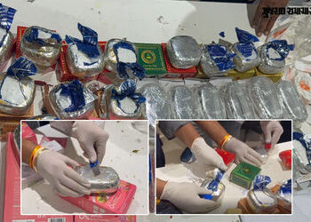 અમદાવાદ ઍરપોર્ટ પર 6.8 કિલો હેરોઇન પકડાયું, પેડલરની મોડસ ઓપરેન્ડી જોઈ અધિકારીઓ ચોંક્યા | Ahmedabad A…