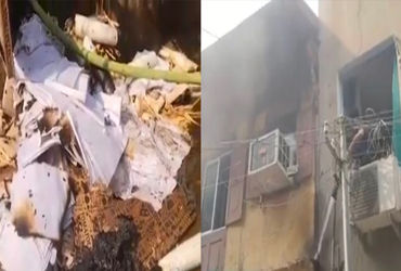 વડોદરામાં સદર બજારના મકાનમાં સ્ટોર કરેલા પ્લાસ્ટિકના સામાનમાં આગ લાગતા ઉત્તેજના વ્યાપી | plastic goo…