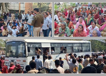 જામનગર: હનુમાન ટેકરી વિસ્તારમાં રેલવેની નોટિસ મુદ્દે ઉગ્ર દેખાવો યથાવત્, વિપક્ષના કોર્પોરેટર સહિત અન…