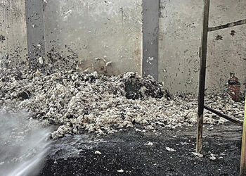 મુળી હાઈવે પર શેખપર નજીક કોટન જીનમાં આગ લાગની અફડાતફડી | Fire breaks out at cotton gin near Sheikhpa…