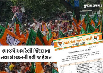 અમરેલી જિલ્લા ભાજપનું નવું માળખું જાહેર, 8 ઉપપ્રમુખ, 3 મહામંત્રી અને 8 મંત્રીને સોંપાઈ જવાબદારી | am…