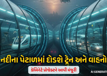 બ્રહ્મપુત્રા નદીના પેટાળમાં દોડશે ટ્રેન અને ગાડી : ભારતની પ્રથમ અંડરવોટર રોડ-કમ-રેલ ટનલને મળી મંજૂરી…
