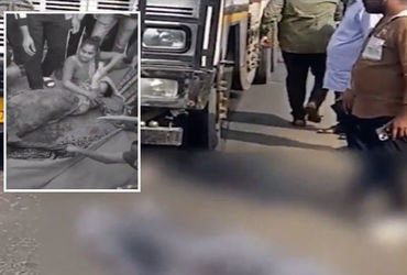 સુરત: લસકાણામાં કાળમુખી ટ્રકે મોપેડને હડફેટે લીધી, એકનું મોત બે લોકો ઈજાગ્રસ્ત | Surat Accident: Spe…