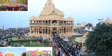 સોમનાથમાં ગુંજી ઉઠયો શિવભક્તિનો નાદ દેવાધિદેવના ત્રણ લાખ ભાવિકોએ દર્શન કર્યા | The sound of Shiva de…