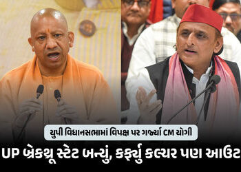 VIDEO: ‘આ લોકો રામ મંદિર, કાશી વિશ્વનાથ ધામનો વિરોધ કરતા હતા’, CM યોગી વિપક્ષ પર ગર્જ્યા | CM Yogi S…