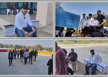 ગાંધીનગર: બજેટના વિરોધમાં AAPનો દેખાવ, ટ્રેક્ટર લઈને વિધાનસભા પહોંચ્યા ધારાસભ્ય હેમંત ખવા | Gandhina…