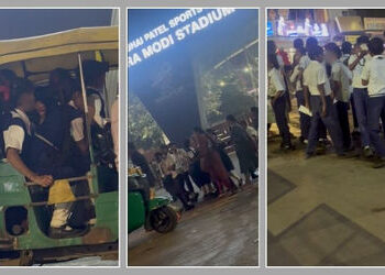 અમદાવાદમાં મેચ જોયા બાદ માસૂમ બાળકોને રિક્ષામાં ઘેટાં-બકરાંની જેમ ભરીને લઈ જવાયા | After Stadium Mat…