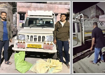 જામનગર: બુટલેગરની ચબરાકી પર પોલીસ ભારે પડી, બોલેરોમાં બનાવેલા ચોરખાનામાંથી દારૂ ઝડપાયો | Jamnagar Li…