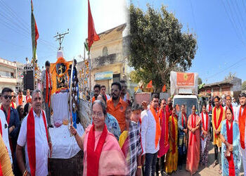 જામનગરના શંકર ટેકરી વિસ્તારમાં શિવરાત્રિના મહા પર્વે હિન્દુ સેના આયોજિત ભવ્ય શિવ શોભાયાત્રા યોજાઈ | …