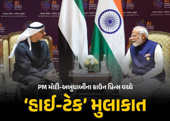 અબુ ધાબીના ક્રાઉન પ્રિન્સનું દિલ્હીમાં આગમન, PM મોદી સાથે એડવાન્સ ટેક પર કરી ચર્ચા | PM Modi and Abu…