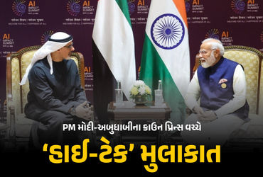 અબુ ધાબીના ક્રાઉન પ્રિન્સનું દિલ્હીમાં આગમન, PM મોદી સાથે એડવાન્સ ટેક પર કરી ચર્ચા | PM Modi and Abu…
